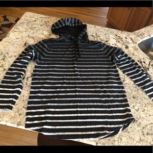 American Eagle Ombré Striped Hoodie